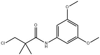 3-CHLORO-N-(3,5-DIMETHOXYPHENYL)-2,2-DIMETHYLPROPANAMIDE 结构式