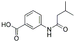 3-[(3-METHYLBUTANOYL)AMINO]BENZOIC ACID 结构式