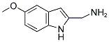 [(5-METHOXY-1H-INDOL-2-YL)METHYL]AMINE 结构式