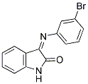 3-((3-BROMOPHENYL)IMINO)INDOLIN-2-ONE 结构式