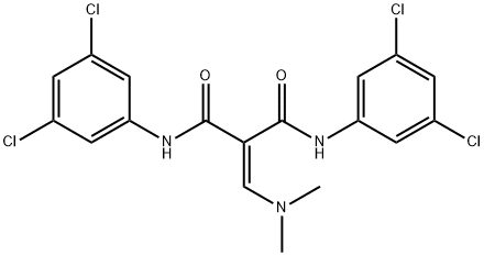 N1,N3-Bis(3,5-dichlorophenyl)-2-[(dimethylamino)methylene]malonamide 结构式