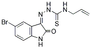 5-BROMOISATIN, 3-(4-ALLYLTHIOSEMICARBAZIDE) 结构式