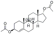 4-ANDROSTEN-3-BETA, 17-ALPHA-DIOL DIACETATE 结构式