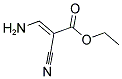 Ethyl 3-amino-2-cyano 2-propenoate 结构式