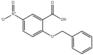 5-硝基- 2- (苯基甲氧基) -苯甲酸 结构式