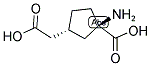 (1R,3R)-1-AMINO-1-CARBOXYCYCLOPENTANE-3-ACETIC ACID 结构式
