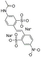 4-ACETAMIDO-4'-NITROSTILBENE-2,2'-DISULFONIC ACID, DISODIUM SALT 结构式