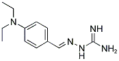 N-(4-DIETHYLAMINOBENZYLIDENEAMINO)GUANIDINE 结构式