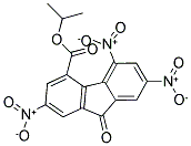 ISOPROPYL 2,5,7-TRINITRO-9-OXO-9H-4-FLUORENECARBOXYLATE 结构式