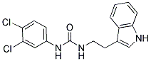 ((3,4-DICHLOROPHENYL)AMINO)-N-(2-INDOL-3-YLETHYL)FORMAMIDE 结构式