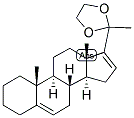 5,16-PREGNADIEN-20-ONE 20-ETHYLENEKETAL 结构式