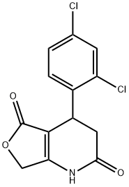4-(2,4-DICHLOROPHENYL)-4,7-DIHYDROFURO[3,4-B]PYRIDINE-2,5(1H,3H)-DIONE 结构式