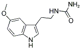 N-[2-(5-METHOXY-1H-INDOL-3-YL)ETHYL]UREA 结构式