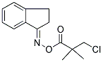 1-([(3-CHLORO-2,2-DIMETHYLPROPANOYL)OXY]IMINO)INDANE 结构式