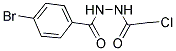 4-BROMO-N'-(CHLOROACETYL)BENZOHYDRAZIDE 结构式