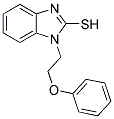 1-(2-PHENOXYETHYL)-1H-BENZIMIDAZOLE-2-THIOL 结构式