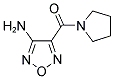 4-(PYRROLIDIN-1-YLCARBONYL)-1,2,5-OXADIAZOL-3-AMINE 结构式