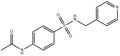 N-(4-(((4-Pyridylmethyl)amino)sulfonyl)phenyl)ethanamide 结构式