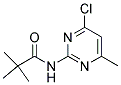 N1-(4-CHLORO-6-METHYLPYRIMIDIN-2-YL)-2,2-DIMETHYLPROPANAMIDE 结构式