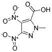 2-Methyl-4,5-dinitro-2 H-pyrazole-3-carboxylic acid 结构式