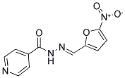 N'-((5-NITRO-2-FURYL)METHYLENE)ISONICOTINOHYDRAZIDE 结构式