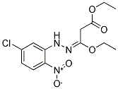 ETHYL 3-[2-(5-CHLORO-2-NITROPHENYL)HYDRAZONO]-3-ETHOXYPROPANOATE 结构式