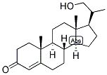 4-PREGNEN-20-HYDROXYMETHYL-3-ONE 结构式