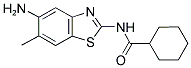 CYCLOHEXANECARBOXYLIC ACID (5-AMINO-6-METHYL-BENZOTHIAZOL-2-YL)-AMIDE 结构式