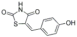 5-[(E)-(4-HYDROXYPHENYL)METHYLIDENE]-1,3-THIAZOLANE-2,4-DIONE 结构式