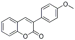 3(4'-METHOXYPHENYL)COUMARIN 结构式