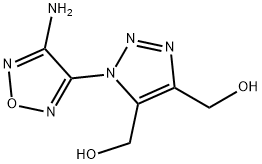 [3-(4-AMINO-FURAZAN-3-YL)-5-HYDROXYMETHYL-3H-[1,2,3]TRIAZOL-4-YL]-METHANOL 结构式