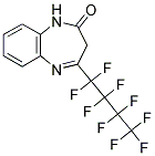 4-(NONAFLUOROBUTYL)-1,3-DIHYDRO-2H-1,5-BENZODIAZEPIN-2-ONE 结构式