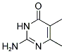 2-AMINO-5,6-DIMETHYL-4(3H)-PYRIMIDINONE 结构式