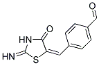 4-[(2-IMINO-4-OXO-1,3-THIAZOLIDIN-5-YLIDENE)METHYL]BENZALDEHYDE 结构式