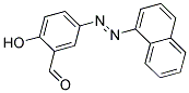 2-HYDROXY-5-[(E)-1-NAPHTHYLDIAZENYL]BENZALDEHYDE 结构式