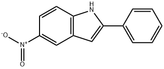 5-NITRO-2-PHENYL-1H-INDOLE 结构式