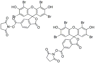 5(6)-CARBOXYEOSIN-N-HYDROXYSUCCINIMIDE ESTER 结构式