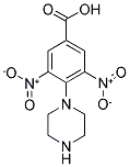 4-(N-PIPERAZINO)-3,5-DINITRO-BENZOIC ACID 结构式