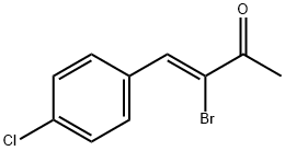 3-BROMO-4-(4-CHLOROPHENYL)-3-BUTEN-2-ONE 结构式