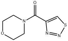 4-(1,2,3-噻二唑-4-羰基)吗啉 结构式