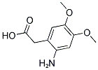 (2-AMINO-4,5-DIMETHOXYPHENYL)ACETIC ACID 结构式