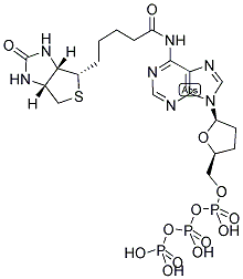 BIOTIN-N6-DDATP 结构式