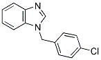 1-(4-CHLOROBENZYL)-1H-BENZIMIDAZOLE 结构式
