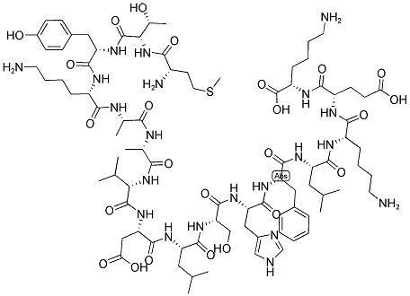MET-THR-TYR-LYS-ALA-ALA-VAL-ASP-LEU-SER-HIS-PHE-LEU-LYS-GLU-LYS 结构式