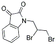 1-(2,3-DIBROMOPROPYL)-1H-INDOLE-2,3-DIONE 结构式