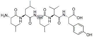 L-LEU-LEU-LEU-VAL-TYR 结构式