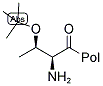 H-THR(TBU)-2-CHLOROTRITYL RESIN 结构式