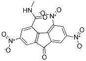 N4-METHYL-2,5,7-TRINITRO-9-OXO-9H-4-FLUORENECARBOXAMIDE 结构式