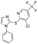3-CHLORO-2-[(1-PHENYL-1H-IMIDAZOL-2-YL)SULFANYL]-5-(TRIFLUOROMETHYL)PYRIDINE 结构式