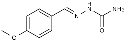 4-Methoxybenzaldehyde semicarbazone 结构式